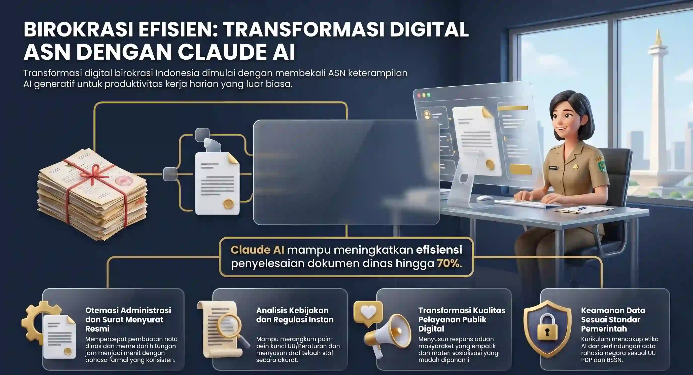 Pelatihan Claude AI untuk ASN: Transformasi Instansi 2026